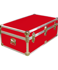 09-088 RE RED 30 Cabin Storage Trunk with Alloy Trim