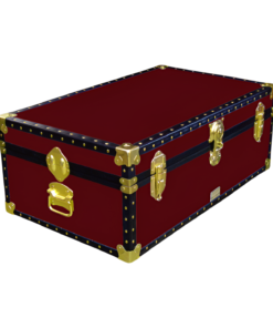 09-083 R MAROON 30 Cabin Storage Trunk with ABS Trim