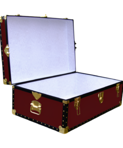 Alternative view of 08-084 R MAROON 33 Cabin Storage Trunk with ABS Trim