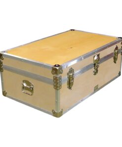 09-074 WE WOOD 30 Cabin Storage Trunk with Alloy Trim