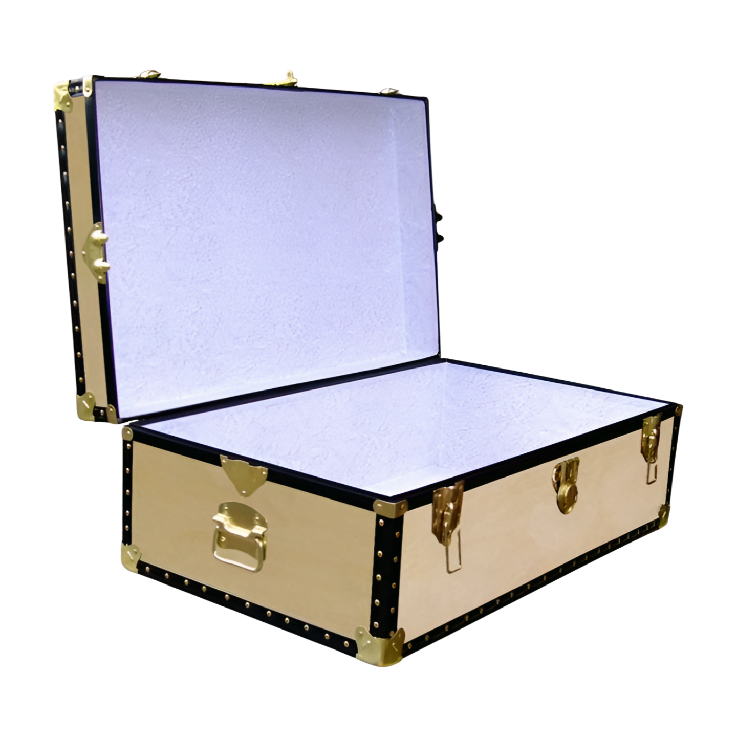 09-073 W WOOD 30 Cabin Storage Trunk with ABS Trim - Image 2