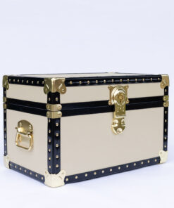 12-204 Lux Sisal Tuck Box Storage Trunk with Alloy Trim