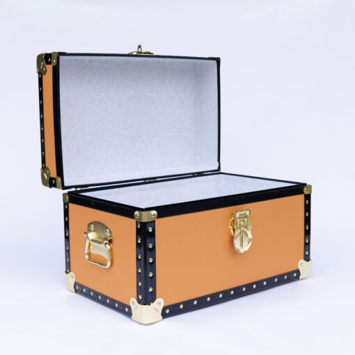 12-205 Lux Camel Tuck Box Storage Trunk with ABS Trim - Image 2