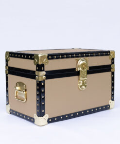 12-206 Lux Champagne Tuck Box Storage Trunk with ABS Trim