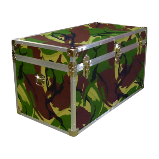 05-155 JCE JUNGLE STORM CAMO 36 Deep Storage Trunk with Alloy Trim
