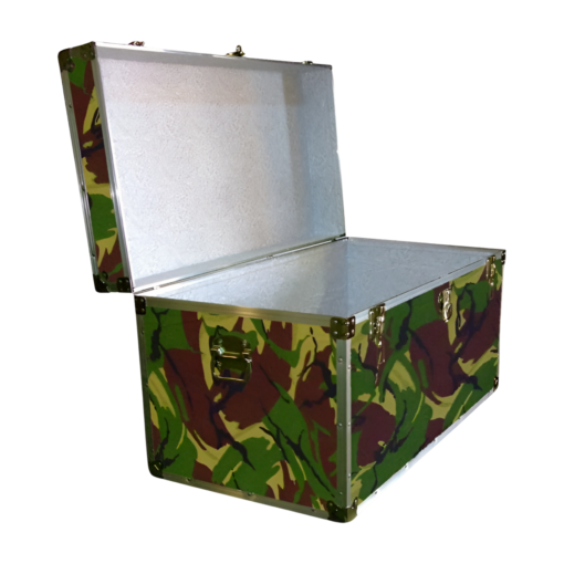 05-155 JCE JUNGLE STORM CAMO 36 Deep Storage Trunk with Alloy Trim - Image 2