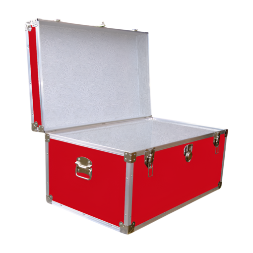 07-090 RE RED 33 Deep Storage Trunk with Alloy Trim - Image 2