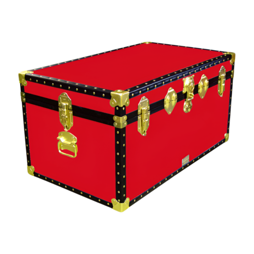07-084 R RED 33 Deep Storage Trunk with ABS Trim