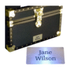 Silver Embossed Nameplate