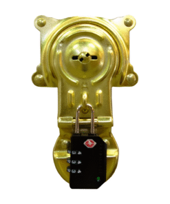 Alternative view of UPGRADE TO BRASS CABIN TRUNK LOCK (key-lockable and pad-lockable) INCL 2 Keys