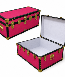 06-075 Hot Pink 36 Cabin Storage Trunk with ABS Trim